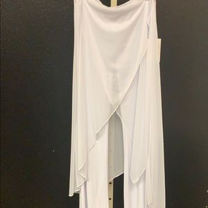 White Sarong Pants by BRITTNEY